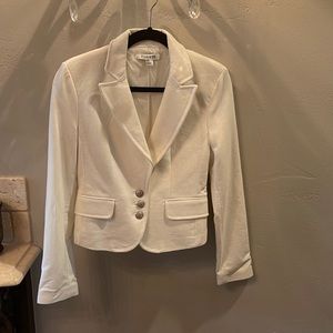 Forever 21 Size M cream shirt blazer